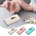 thumbnail image 1 of Bowayaoa Plastic Rectangular Pill Divider Cutter, Portable Anytime Medication Organizer Break Box for Travel, Easy Dose Dispenser for Pills, 1 of 7