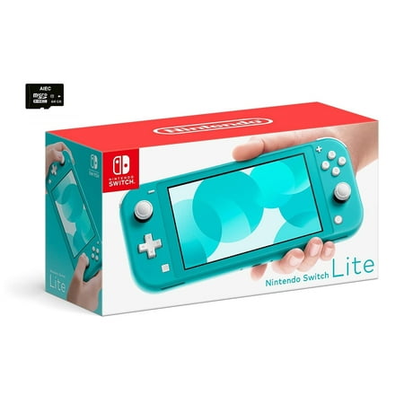 Nintendo Switch Lite Console, Turquoise, w/ AIEC Accessory Bundle