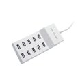thumbnail image 1 of Flmtop Multiprise USB Pratique avec Ports USB, Rallonge avec 4 Ports USB, Prise de Courant Gain de Place avec Système de Protection contre les Surtensions Intelligent Intégré pour Maison Bureau Voyage, 1 of 6