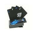 thumbnail image 3 of Red & Black Waterproof Pvc Plastic Playing Cards With Black Frosted Matte Finish, 3 of 4
