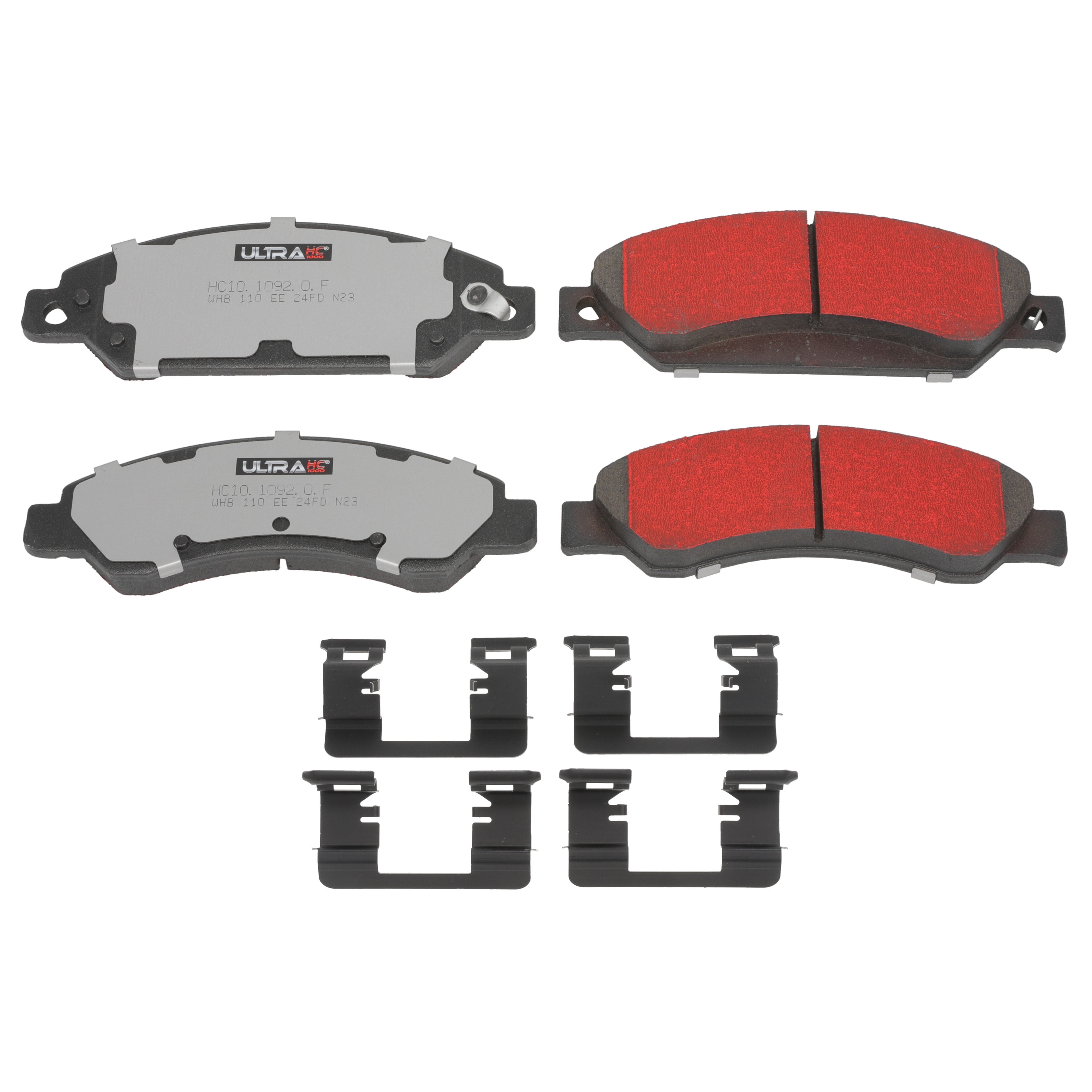 Ultra HC 1000 Brake Pad Set, Front HC10.1092.0.F, GMC Sierra 1500 2007-2005