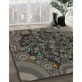 thumbnail image 3 of Ahgly Company Machine Washable Indoor Rectangle Transitional Charcoal Black Area Rugs, 5' x 7', 3 of 7