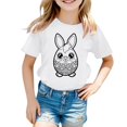 thumbnail image 2 of Kid Kid Diy Hand Painted Easter Shirt Boys Short Sleeve T Shirts Summer Tops Crewneck Tees Boys Tops Size 8-10 Years, 2 of 4