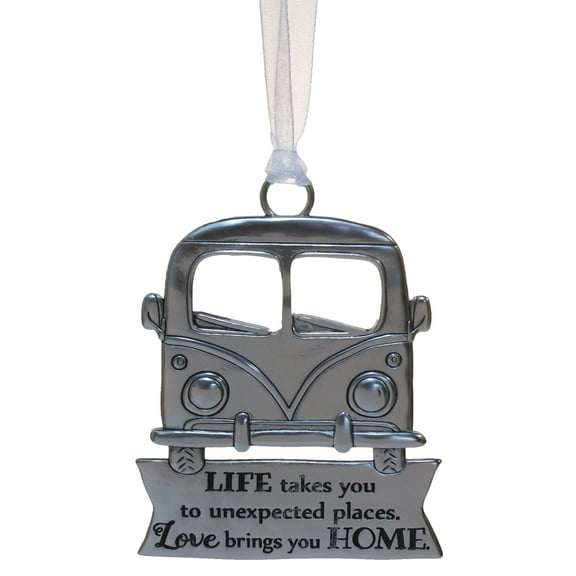 Life ie Beautiful Inspirational Zinc Ornament by Ganz- Love Brings You Home