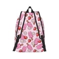 thumbnail image 3 of Balery Strawberry Popsicle Vintage Canvas Backpack for Men and Women - Large Capacity, Durable Travel Laptop Bag for School, Work, Hiking, and Outdoor Activities, 3 of 7