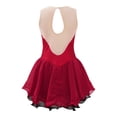 thumbnail image 4 of Vestido de baile lírico de Ballet para niñas, vestido de baile artístico con diamantes de imitación brillantes, disfraz de Leotardos de gimnasia rítmica con volantes, 4 of 5