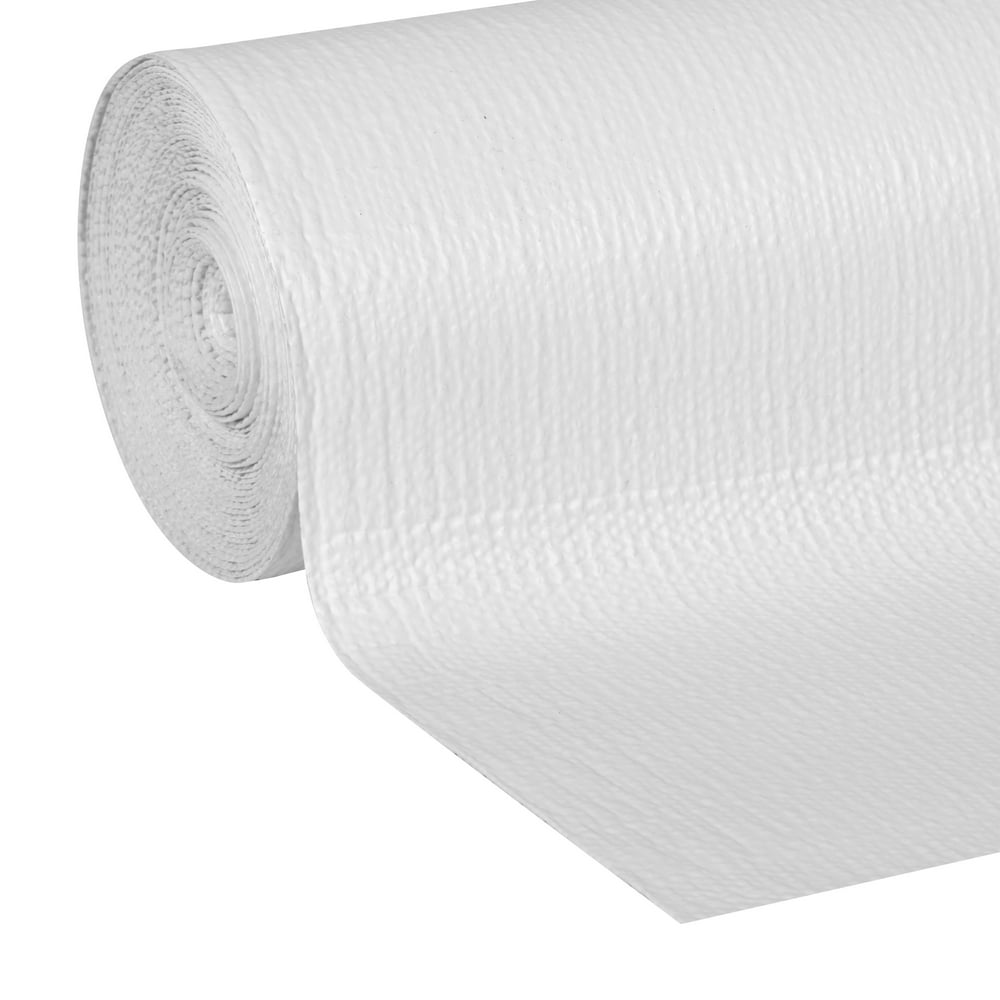 Duck NonAdhesive Smooth Top 20 in. x 24 ft. Shelf Liner, White