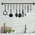 thumbnail image 2 of Lux Decor Collection 23 Pieces Cooking Utensils Set, Kitchen Utensils Sets of Nylon and Stainless Steel Utensils Set Pack of 1, Black Utensils Set, 2 of 8