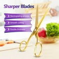 thumbnail image 2 of Hair Scissors Stainless Steel Gold 7 inch, 2 of 8