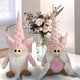 thumbnail image 3 of Muñecos de Peluche de Gnomos, Muñeco de Cerdo de Peluche, Decoración Hecha una Mano, Muñeco Sin Rostro, Estatuilla de Enano Rosa, Decoración de Escritorio para el Hogar, 3 of 5