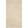 thumbnail image 5 of SAFAVIEH Laguna Neven Plush Solid Shag Area Rug, Beige, 6'7" x 6'7" Round, 5 of 7