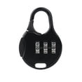 thumbnail image 1 of Clearance! Delayuji Furniture Protection 3 Digit Combination Locks Set Small Padlock Combination Lock for Luggage Padlock for Suitcase One Size Black, 1 of 4