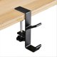 thumbnail image 1 of 1 Piece Adjustable Table Side Hook, Hook Stand Without Drilling,Black, 1 of 5