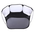 thumbnail image 1 of Corralito portátil ámster, juguetes para a prueba de mordeduras para mascotas, valla, accesorios pequeños, jaula a prueba de Escape para , negro Sunnimix Parque de animales pequeños, 1 of 8