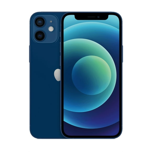 Restored Apple iPhone 12 Mini A2176 (Fully Unlocked) 64GB Blue (Grade A+) (Refurbished)