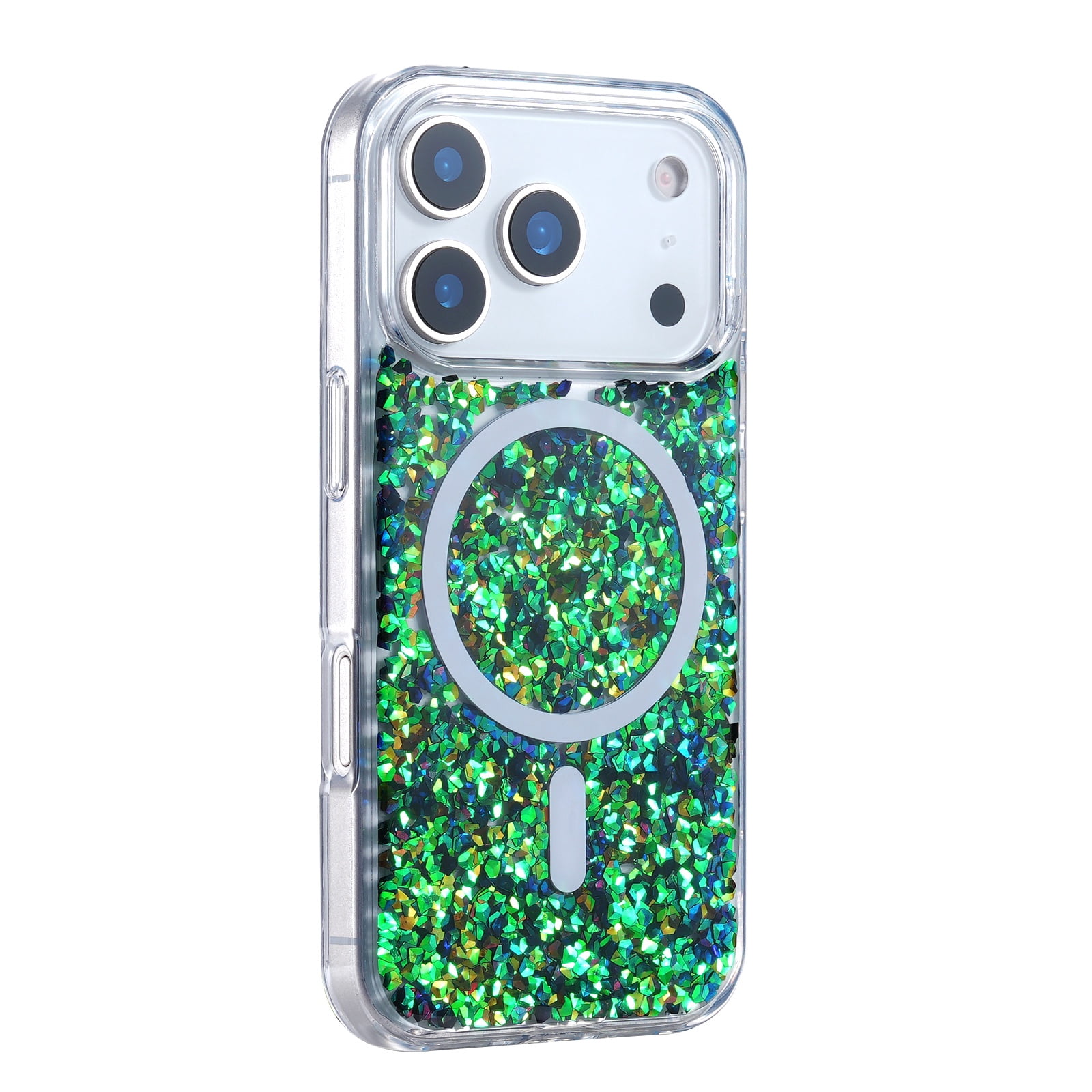 iPhone 17 Pro MagSafe Glitter Case - Green