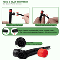 thumbnail image 6 of 230FT Drip Irrigation System Kit, Complete Garden Watering System with 1/2” & 1/4” Quick-Connect Tubing, 32 Adjustable Emitters for Raised Beds, Lawn, Greenhouse, Potted Plants, 6 of 7