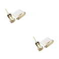 thumbnail image 4 of Sidaley Tapón de polvo portátil Mini Universal tipo C USB cubierta puerto de carga teléfono móvil 3,5mm auricular Flexible protector dorado Oro PC 1 2piezas, 4 of 5