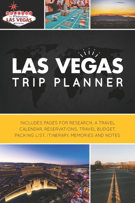 Las Vegas Trip Planner Vacation Planner Logbook Template Pages For Research Travel Calendar