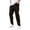 Coffee, variant on Casual Pants with Pockets, Relaxed Fit Zip Tapered Trousers, Elastic Waist, Drawstring, Straight Leg, for Everyday Wear and Outdoor Activities