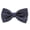Blue w Purple, variant on Mens Classic Polka Dot Blue Pre-Tied Bow Tie, 4.5"