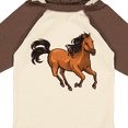 thumbnail image 4 of Inktastic Wild mustang horse galloping Boys or Girls Long Sleeve Baby Bodysuit, 4 of 5