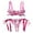 Red, variant on Icvfdpl Lingerie for Women Floral Lace Set Sheer Embroidered Mesh Bra Panty Underwear for Honeymoon Wedding Night