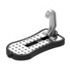 thumbnail image 3 of Kenally Pedal de coche, portaequipajes de aleación de aluminio, gran capacidad de carga, martillo de seguridad, escalones para puertas, ahorro Ventana automotriz Plata, 3 of 6