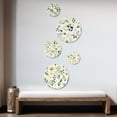 thumbnail image 2 of Designart "Botanical Minimalism" Floral Round Wall Art Set Of 5 - Green Bohemian Wall Living Room Decor Set, 2 of 6