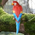 Nallwabiu Hanging Parrot Statue in Courtyard Garden Tree Interior Home