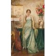 thumbnail image 1 of Póster Vintage clásico de chica de corte Vittorio Reggianini, pintura en lienzo, cuadros de pared, retrato de mujer elegante, decoración del hogar, 1 of 4