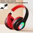thumbnail image 6 of Wireless Bluetooth Headphones, 65H Playtime, 6 EQ Sound Modes, HiFi Stereo Over Ear Headphones with Microphone, Foldable Lightweight Bluetooth 5.3 Headphones for Travel/Office/Cellphone/PC, 6 of 7