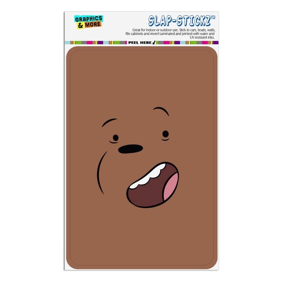 We Bare Bears Grizz Face Home Business Office Sign
