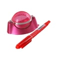 thumbnail image 1 of Herramienta para marcar líneas de pelotas de golf, plantilla de alineación para dibujar líneas de pelotas de golf, material PP, ideal para entrenamien Rojo, 1 of 8