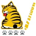 thumbnail image 4 of Car Auto Body Sticker Funny Cat Tail Rear Windshield Window Wiper Self-Adhesive Side Truck Vinyl Graphics Decals, 4 of 5