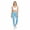 15424146828281736867, variant on Frozen Lake Blue Color Women's Poly-Span Casual Leggings XS-2XL