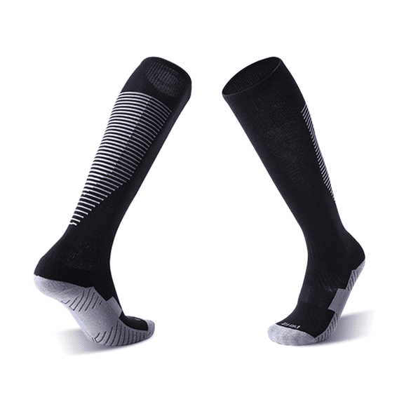 TELOLY Soccer Socks,Anti-Slip Toddler Soccer Socks with Thickened Cushioning,Comfortable Football Socks for Kids