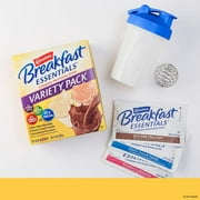 Carnation Breakfast Essentials Powder Drink Mix, Variety Pack, Box of 10 Packets (1 Pack) Shaker Bottle Included