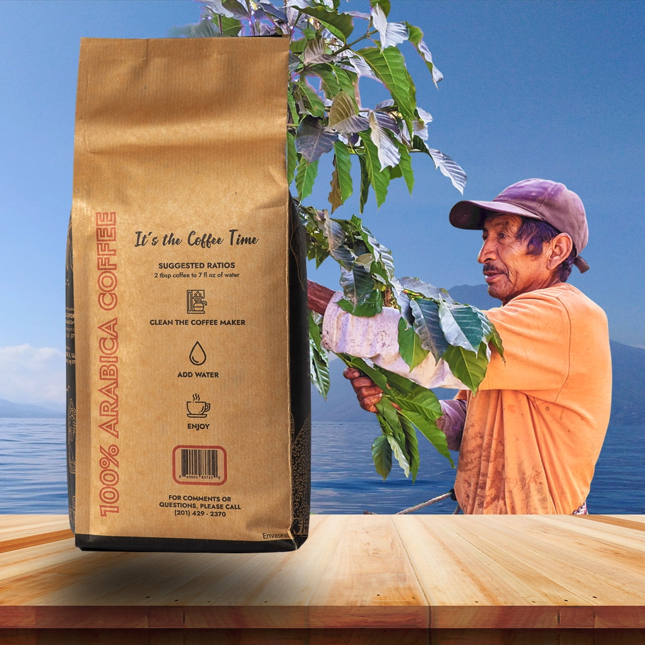 Coffe Times, Medium Roast Whole Bean Coffee - Special Blend 2.5 Pounds bag, Full Body,  Mild Acidity, Coffee With Flavor Notes of  Grapes and Stone Fruits