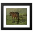 thumbnail image 2 of Anton Mauve 24x20 Black Modern Framed Museum Art Print Titled - Horse (1860 - 1888), 2 of 5