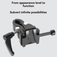 thumbnail image 4 of Camera Super Clamp with Universal V-Lock Mount Quick Release Adapter for DSLR Camera Battery Photo Studio Accessory,1 * Camera Super Clamp,Black, 4 of 8