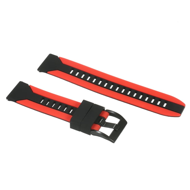 Correa de reloj de 20 mm Correa de liberación rápida de silicona suave con hebilla transpirable