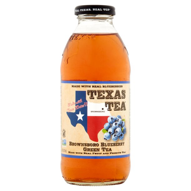 Texas Tea Tea Grn Blubrry,16 Fo (Pack Of 12)