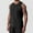 Black, variant on WAVSUF Tall Big Mens Bodybuilding Sleeveles Solid Color Tank Tops Pullover Wine Size S