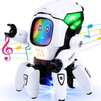 Gmdisc Robot Toys for Kids, Electronic Walking Dancing Robot Toys with Lights and Music, Gift for Age 3-8 Year Old Boys Girls