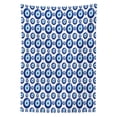 thumbnail image 3 of Ambesonne Evil Eye Tablecloth Rectangular Table Cover, Symmetrical, 60"x84", Blue Pale Blue White, 3 of 4