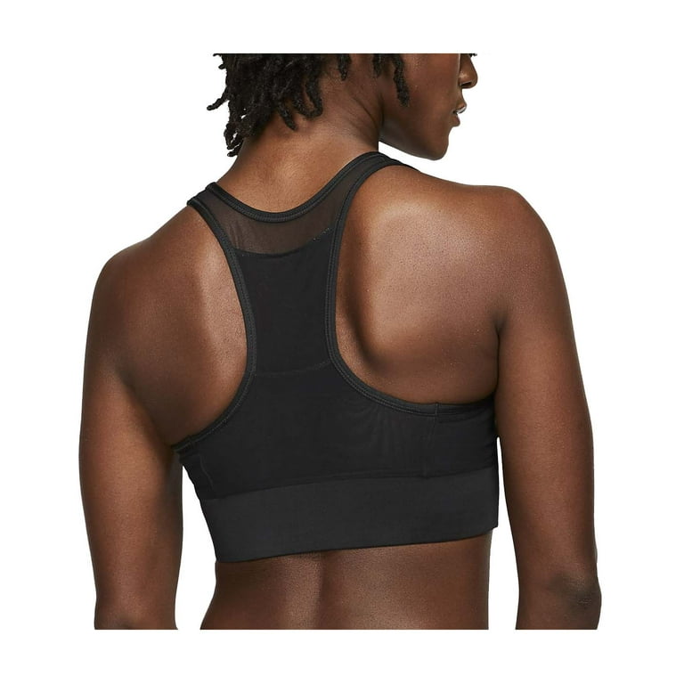 Nike Women s Medium Support Swoosh Pocket Sports Bra Walmart