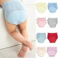 thumbnail image 2 of Huanledash Cloth Diaper Breathable Moisture-Wicking Reusable Reusable Newborn Baby Washable Training Panties for Outdoor, 2 of 8