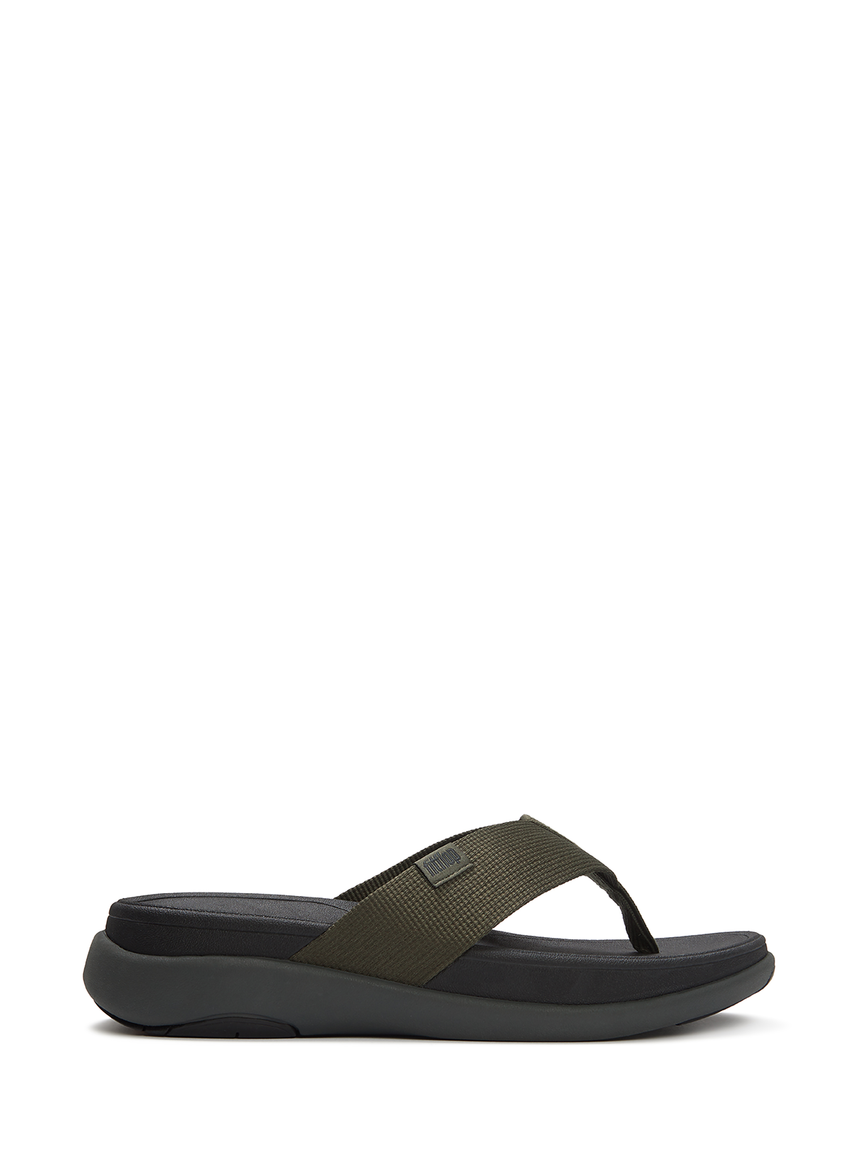 Fitflop Men's F-Mode Go Textured-Webbing Toe-Post Sandals