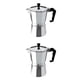 thumbnail image 1 of 2 Unids Cafetera Italiana,cafetera de material acero Inoxidable para de Mano, 1 of 9